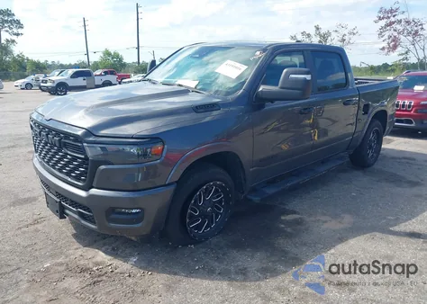 2025 Ram 1500 Big Horn 4X2 5'7 Box из США, поврежденный, VIN 1C6RREFP4SN655886